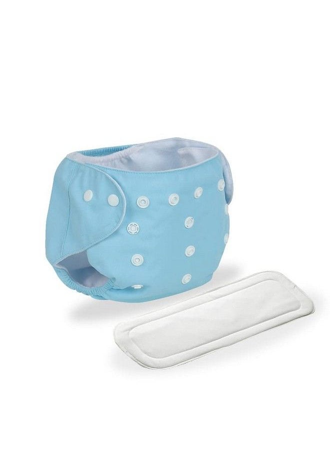 Chinmay Kids Baby Cloth Diaper Pants And Insert Combo One Size Adjustable Washable Reusable (Multicolours)  - Image 3