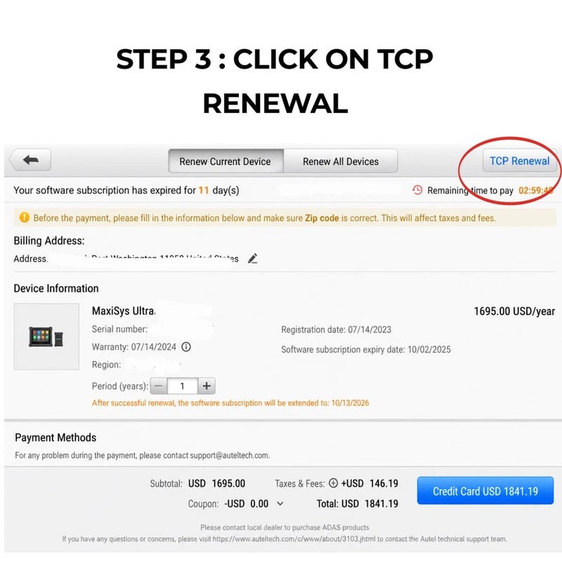 Autel MaxiCheck MX900TS One Year Update Subscription Total Care - Image 4