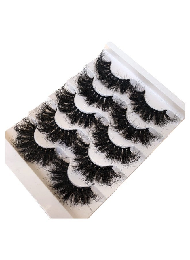 Gmagictobo Lashes Fluffy False Eyelashes Dramatic Faux 3D Mink Lashes Pack Thick Volume Soft Fake Eye Lashes 5 Pairs Multipack - Image 5