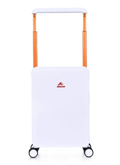MORANO Lightweight modern Morano travel bag made of hard polycarbonate material White Size: 35 cm x 21 cm x 49 cm  - Image 2