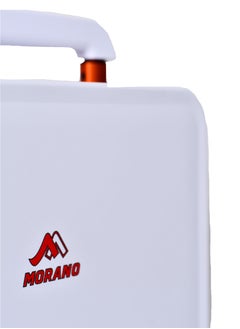 MORANO Lightweight modern Morano travel bag made of hard polycarbonate material White Size: 35 cm x 21 cm x 49 cm  - Image 3