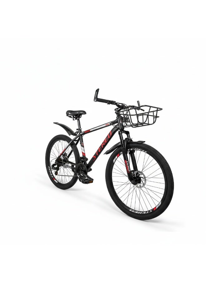 ستيريو دراجة جبلية 21 سرعة , كادر ستيل 18 بوصة , اطارات 26 بوصة - Image 2