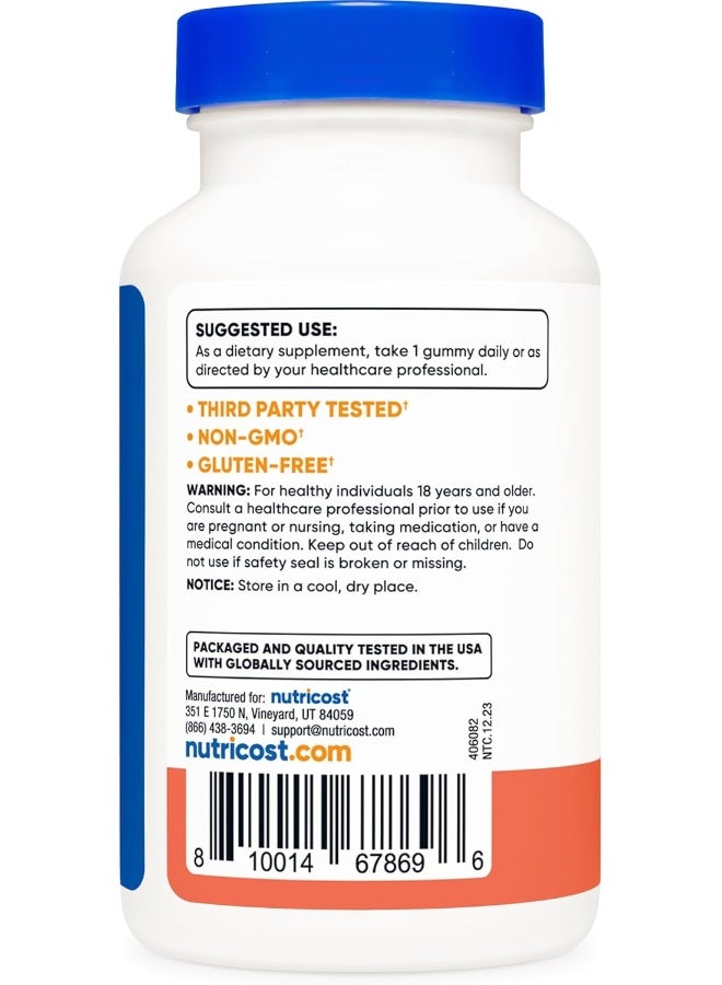 Nutricost Folic Acid Gummies 120 Count for Men and Women - Image 4