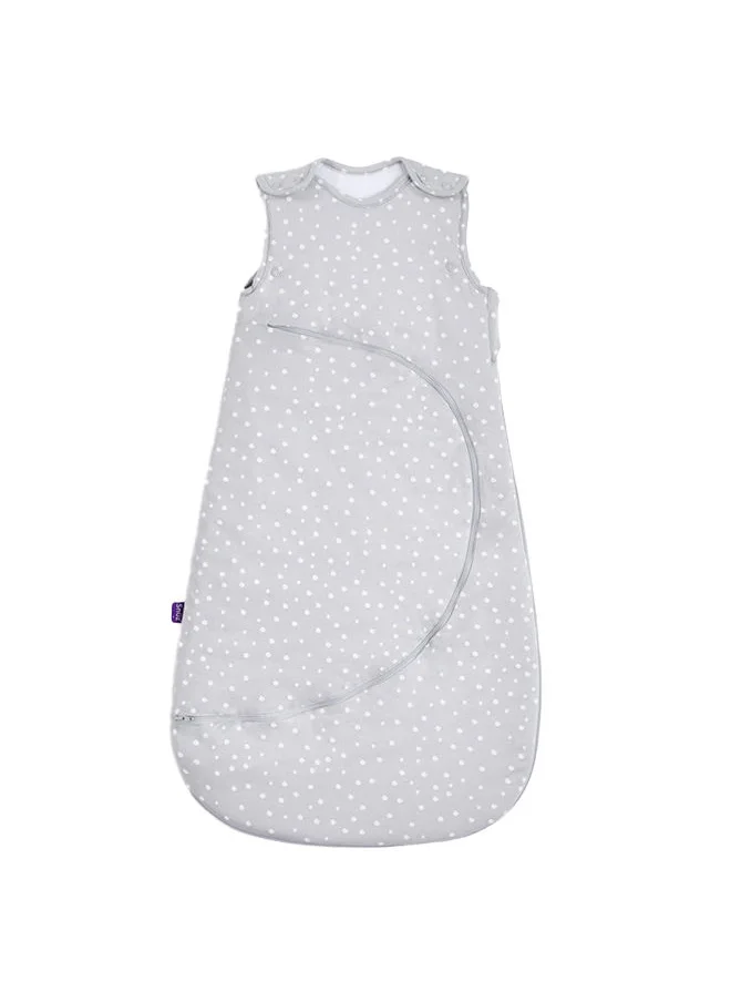 Snuz Pouch Sleeping Bag Fir Infant And Baby Clever Nappy Change Zip 100% Cotton For Temperatures If 21 - 23 Celsius Suitable From 0 To 6 Months Colour - White Maximum Baby Length 68 Cm