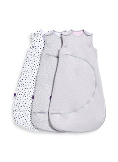 Snuz Pouch Sleeping Bag Fir Infant And Baby Clever Nappy Change Zip 100% Cotton For Temperatures If 21 - 23 Celsius Suitable From 0 To 6 Months Colour - White Maximum Baby Length 68 Cm  - Image 4
