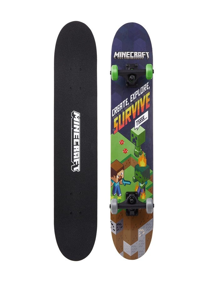 VOYAGER Minecraft - Complete Cruiser Skateboard with Maple Deck and Smooth Bearings - Image 5
