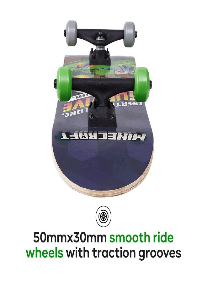 VOYAGER Minecraft - Complete Cruiser Skateboard with Maple Deck and Smooth Bearings - Image 3