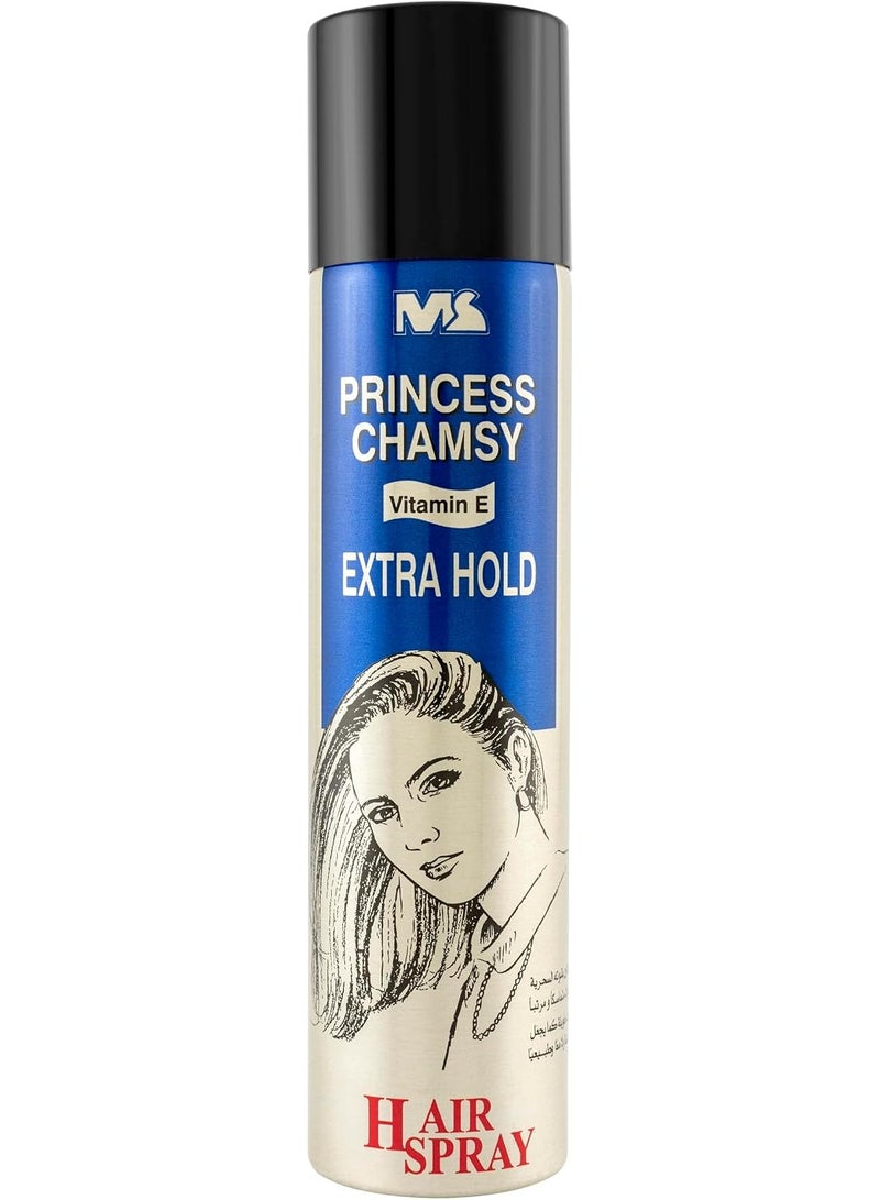 PRINCESS CHAMSY HAIR SPRAY EXTRA HOLD 300ML