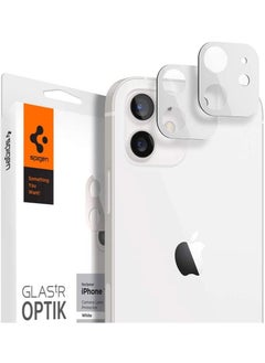 Spigen Glastr Optik for iPhone 12 Camera Lens Screen Protector [2 Pack] - White  - Image 1