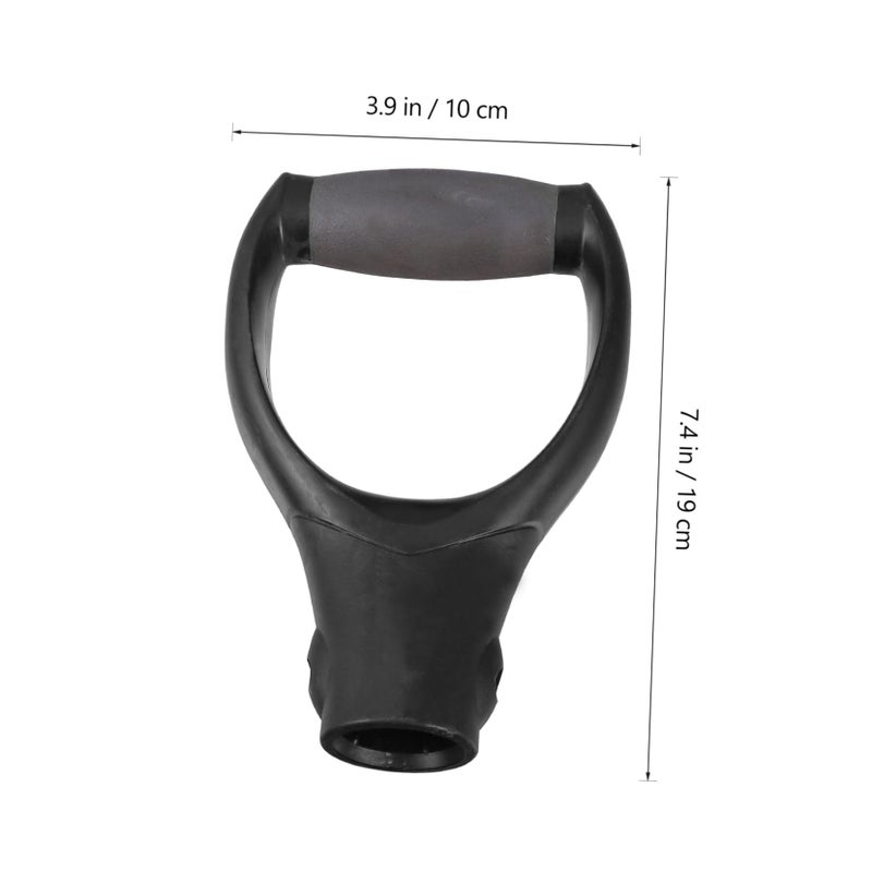 D Shaped Shovel Handle Grip Replacement Plastic Garden Tool for Easy Installation - Image 3