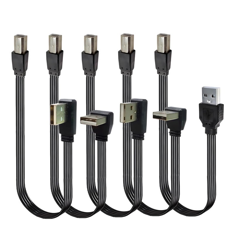 Printer Scanner Cable USB to B Interfaces Enhancing Signals Stability Texture Suitable for Various Devices Type B Cable - Image 5