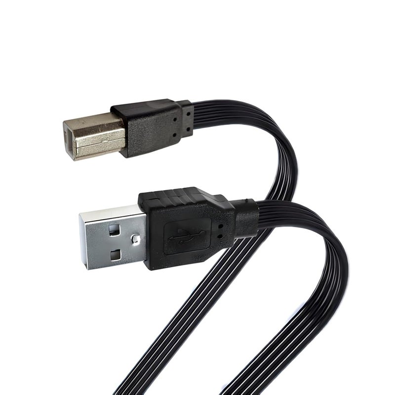 Printer Scanner Cable USB to B Interfaces Enhancing Signals Stability Texture Suitable for Various Devices Type B Cable - Image 4