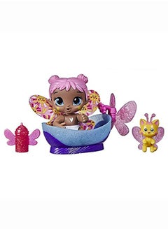 Baby Alive Glo Pixies Minis Doll Bubble Sunny Glowinthedark Doll For Kids Ages 3 And Up 3.75Inch Pixie Toy With Surprise Friend  - Image 1