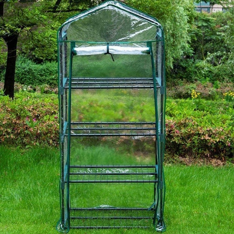 cheekyglo Grdening Grden Outdoor Greenhouses with Structure Greenhouses for Plnting Film for Greenhouses Shding Hoteds and I6n6 Mesh-69×49×155cm - Image 4