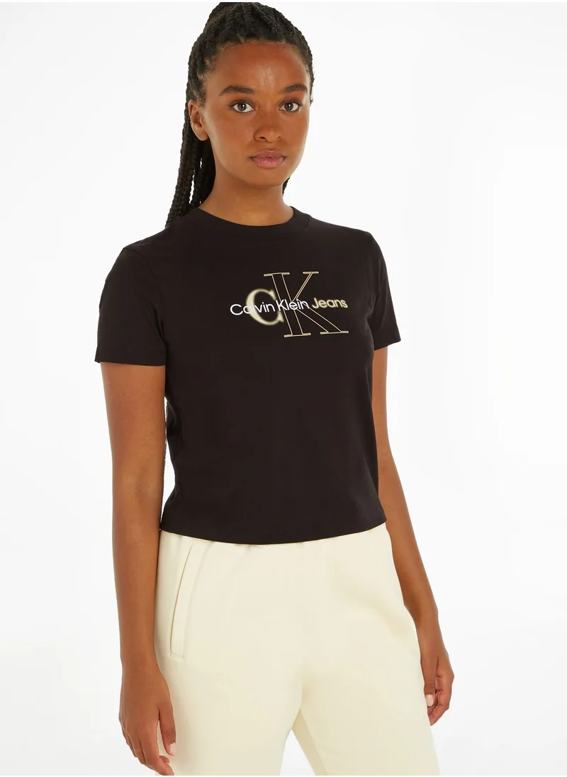 Calvin Klein Jeans Crew Neck Logo T-Shirt