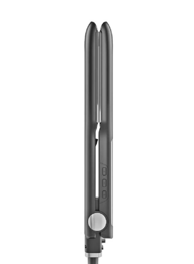 Rush Brush X2 Keratin Pro Hair Straightener, Black/Gray - Image 2