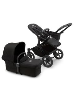 Bugaboo Donkey 5 Mono Complete Stroller with Bassinet  Black/Midnight Black  - Image 3