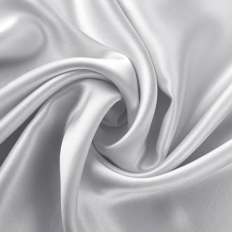 ألاسكا بير دب دب حرير وسادة للشعر ومجموعة الجلد من 2 نقي نقي 22 Momme Mulberry Silk Pillow Cases Queen Size for Bles - Image 4