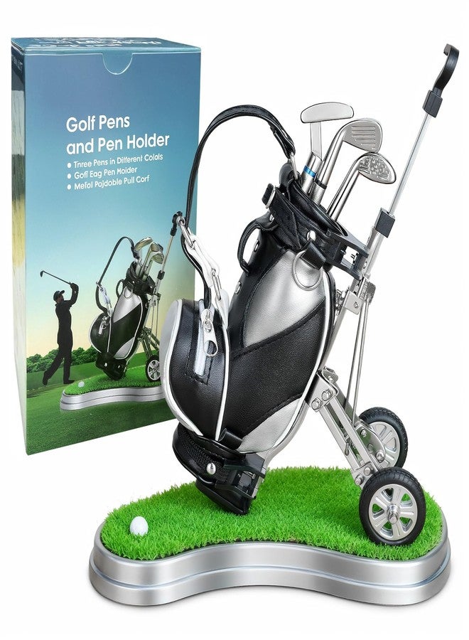 10L0L Golf Pen Holder Golf Club Pens Gift Set Race Souvenirs Unique Gifts for Golfer Fans Coworker Boss, Funny Home Office Decor Gadgets - Image 1