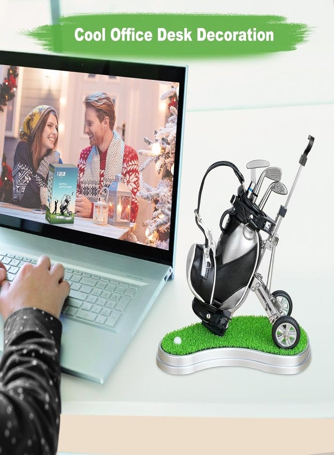 10L0L Golf Pen Holder Golf Club Pens Gift Set Race Souvenirs Unique Gifts for Golfer Fans Coworker Boss, Funny Home Office Decor Gadgets - Image 3