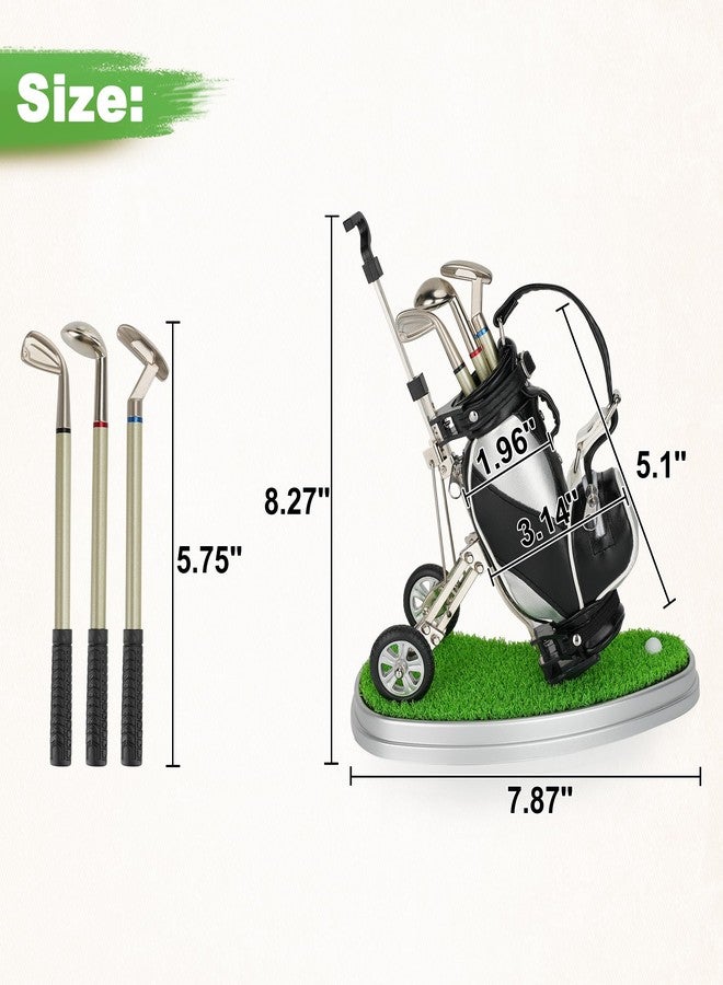 10L0L Golf Pen Holder Golf Club Pens Gift Set Race Souvenirs Unique Gifts for Golfer Fans Coworker Boss, Funny Home Office Decor Gadgets - Image 2