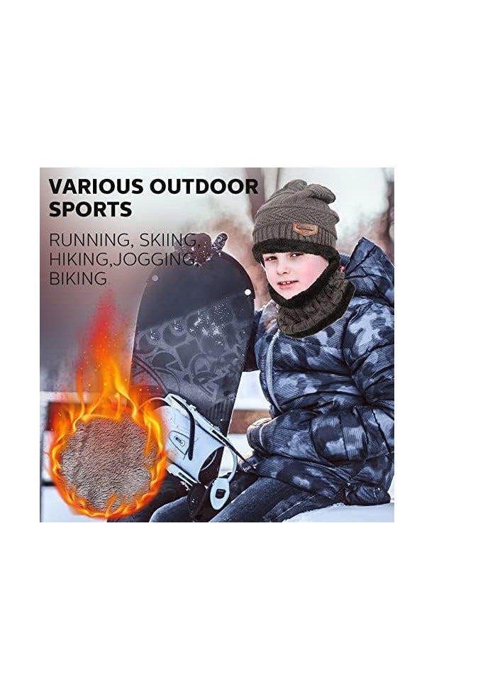 Generic 4-piece fashionable thick winter hat - Image 3
