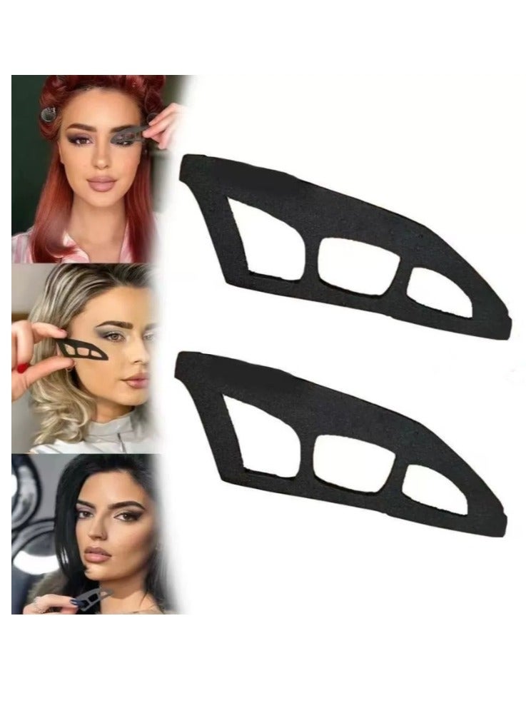 OASIS-TH 2 Pcs Eyetour Eyeshadow Tool, Eyeshadow Assistant, Eyeshadow stencils for eyes, Eyetour your glam bestie, Eyetour Makeup Tool for Eyeshadow, Eyetour Makeup, Quick Make-Up Stencils - Image 1