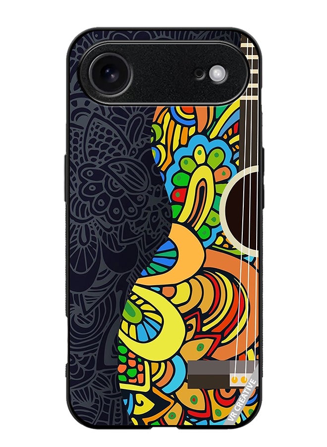 Protective Case Cover For Apple iPhone 17 Air Colorful Guitar Design Multicolour