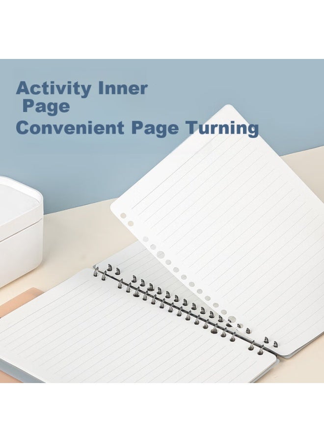 Fizz Stationery A5/30 Sheets/Detachable Spiral Bound Pp Cover Notebook Journal Diary Study Book Grey Silver Fz33727 - Image 3