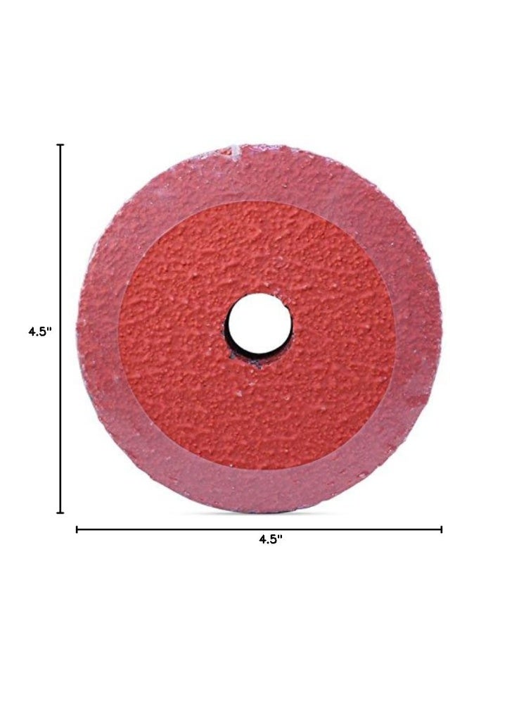 BHA Ceramic Resin Fiber Sanding and Grinding Discs, 4.5” x 7/8”, 24 Grit - 25 Pack - Image 2