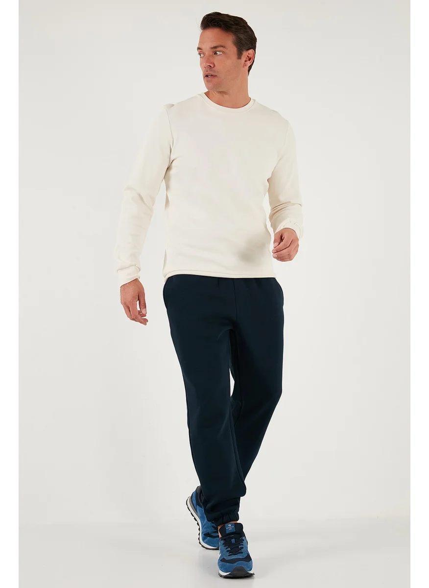 بوراتي Cotton Regular Fit Normal Waist Elastic Leg Pocket Sweatpants Men's Sweatpants 59080153W4