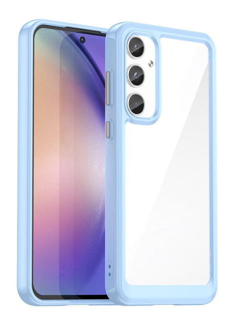 Phone case for Samsung Galaxy A55 Clear Back Soft TPU Shockproof Bumper Protection Cover
