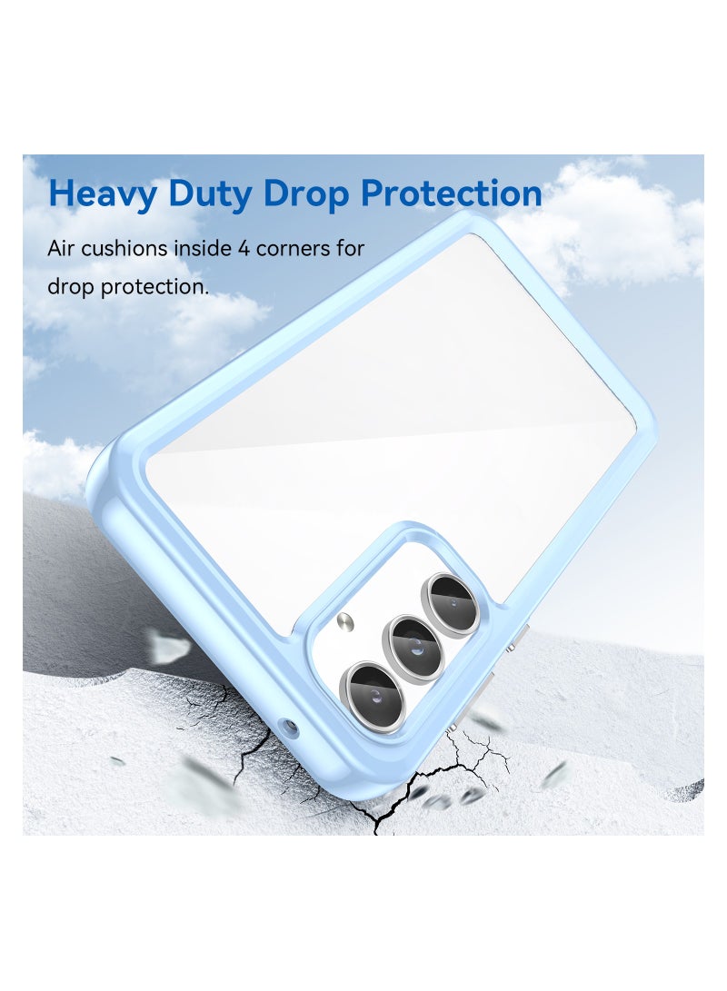 Phone case for Samsung Galaxy A55 Clear Back Soft TPU Shockproof Bumper Protection Cover
