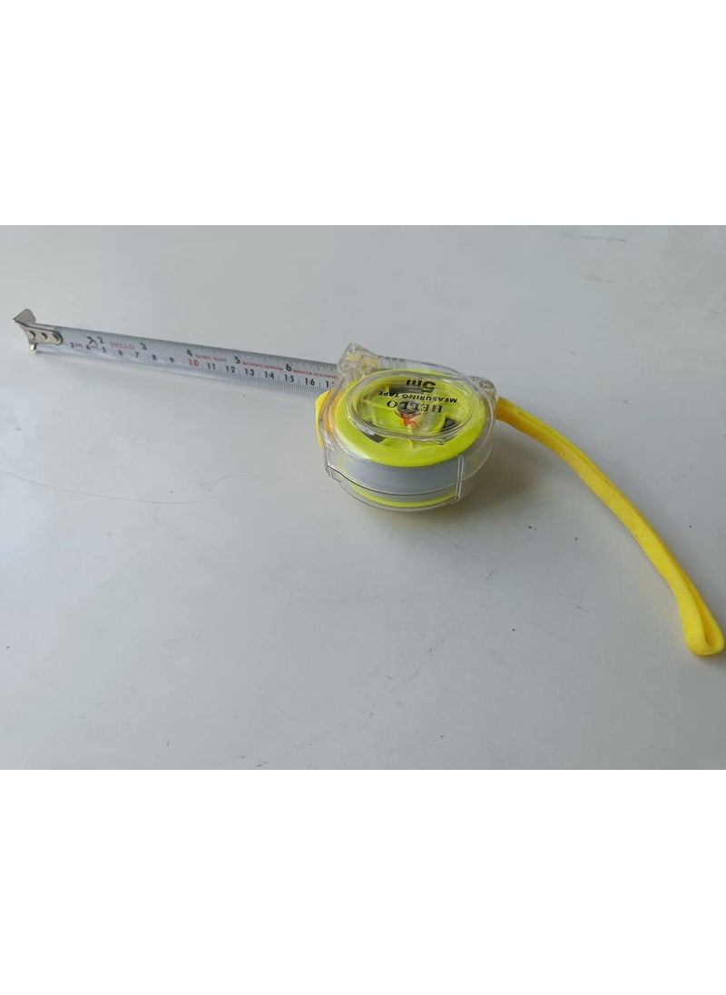 Generic FTE 5 Meters Measurement Tape ABS Plastic Lock Sysytem Pack of 1  - Image 1