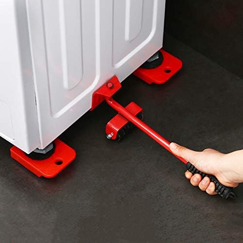 XIAOHONG Cumulus Mr Hercules Sherum Mr Hercules Dotmalls Mr Hercules Heavy Duty Furniture Lifter Furniture Lift Mover Tool Set Roller Steel Furniture Mover for Easy Safe Moving Sofas Couch Washer - Image 4