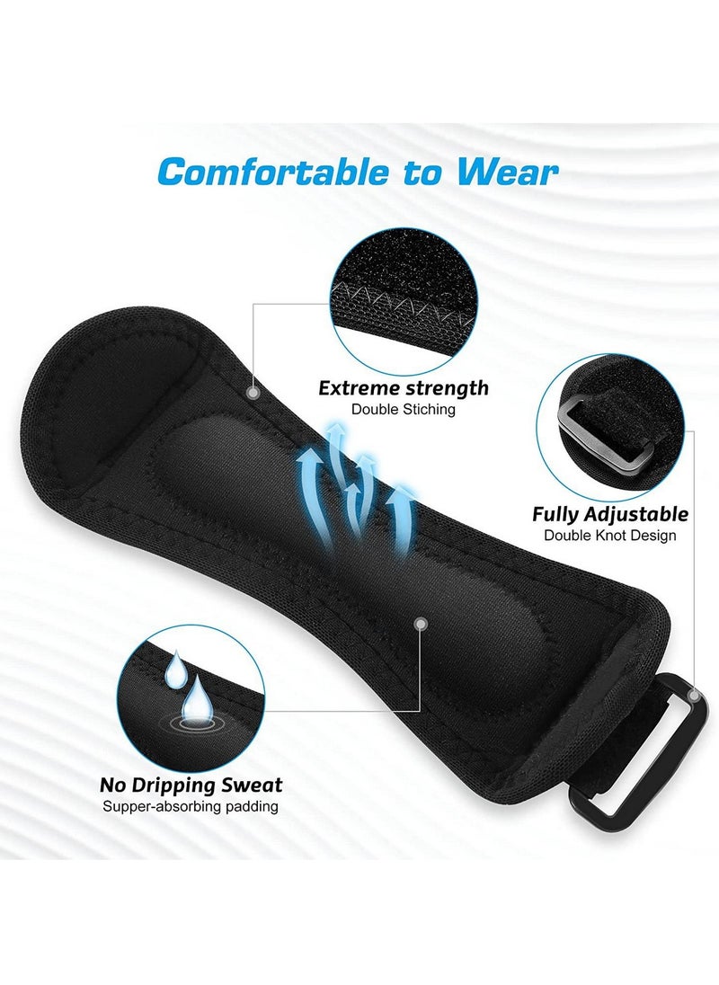 RATSAW Adjustable Knee Strap 2 Pack Patellar Brace for Pain Relief  Anti Slip  Super Elastic and Breathable  Perfect for Running and Hiking and Volleyball and Basketball and Jumpers Knee and More  - Image 2