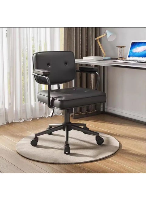 Office Desk Chair Technical Cloth Fabric Computer Chair Home Chair with Wheels Padded Armrest and Back Support