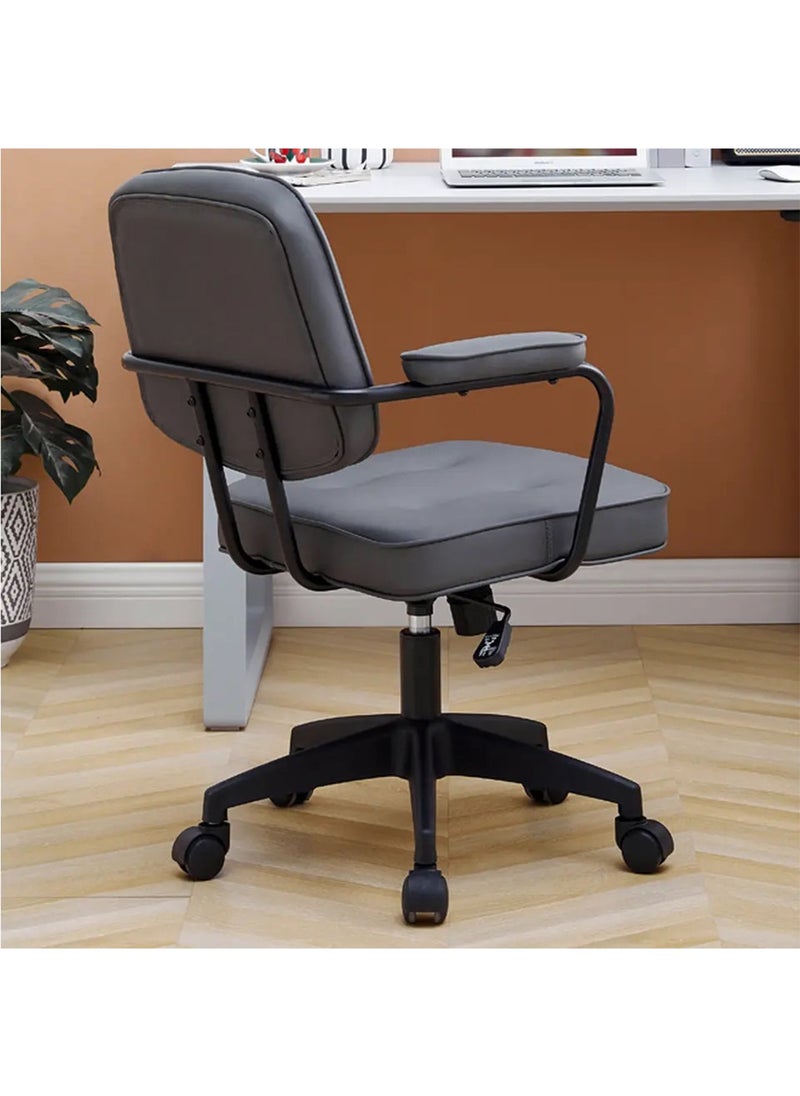 Office Desk Chair Technical Cloth Fabric Computer Chair Home Chair with Wheels Padded Armrest and Back Support