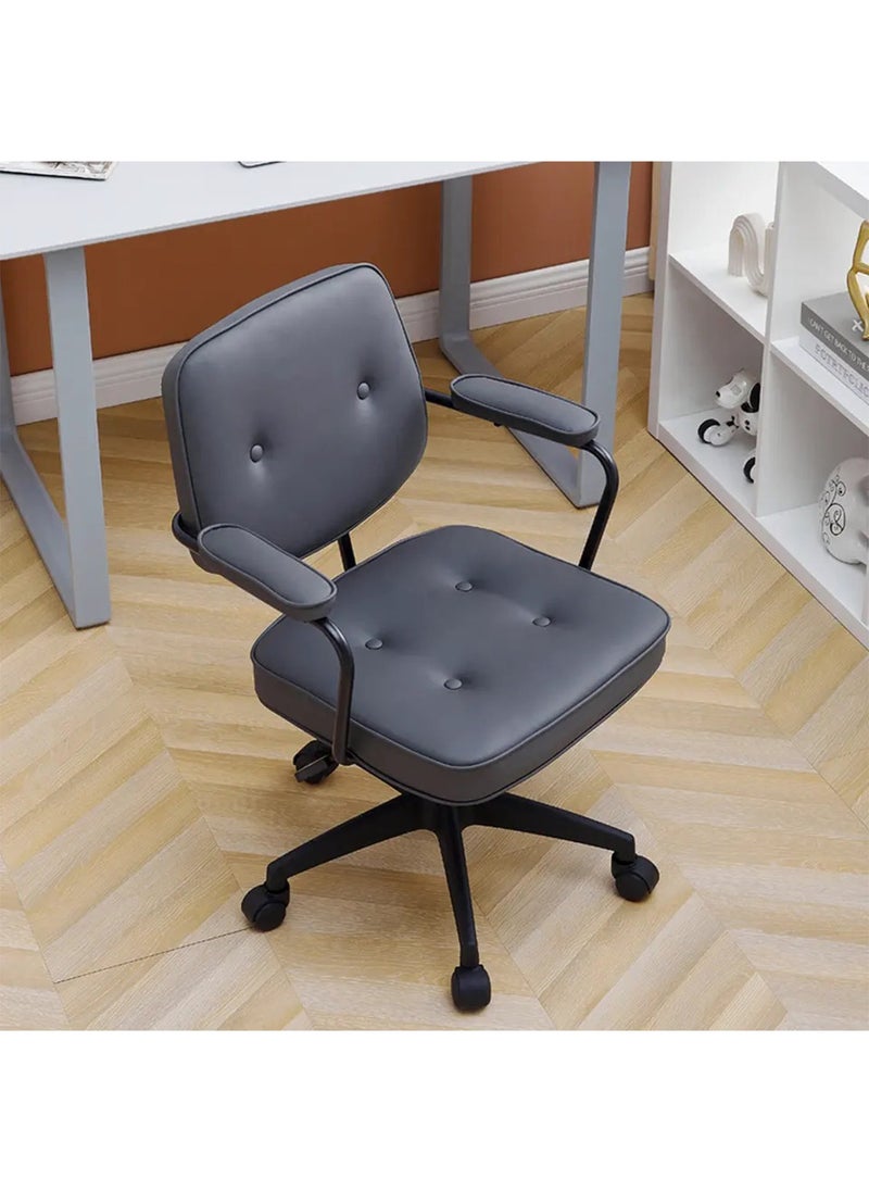 Office Desk Chair Technical Cloth Fabric Computer Chair Home Chair with Wheels Padded Armrest and Back Support