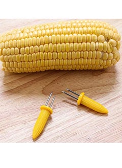 Daytoyz Cob Holders, Stainless Steel Corn Holders Corn on The Grill, Double Fork Sweet Corn Seat, Home Cooking Fork (20Pcs)  - Image 2