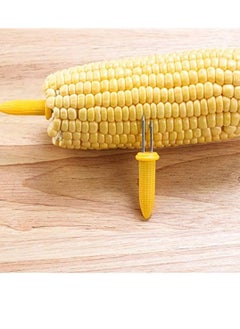 Daytoyz Cob Holders, Stainless Steel Corn Holders Corn on The Grill, Double Fork Sweet Corn Seat, Home Cooking Fork (20Pcs)  - Image 3