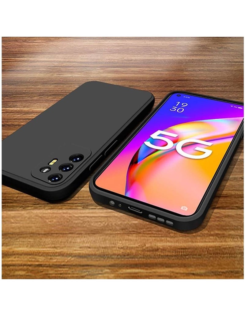 ZOOMEE - Protective Shockproof Soft Slim Silicone Case Cover For OPPO A95 5G Black - Image 1