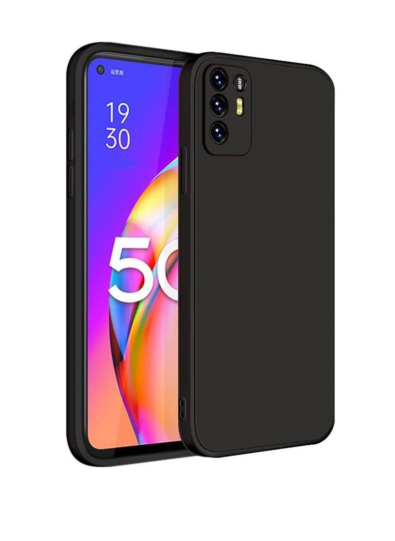 ZOOMEE - Protective Shockproof Soft Slim Silicone Case Cover For OPPO A95 5G Black - Image 1