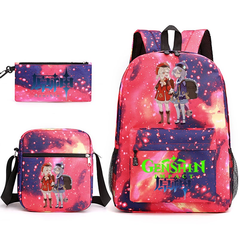 Game Original Star Student Schoolbag Three-Piece Set Youth Male And Female Backpack - Image 1