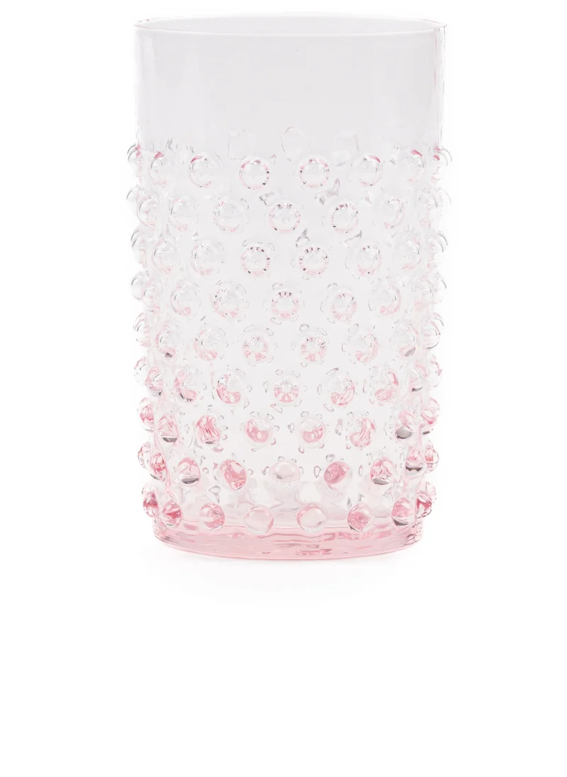 Anna Von Lipa Hobnail Glass Rosa