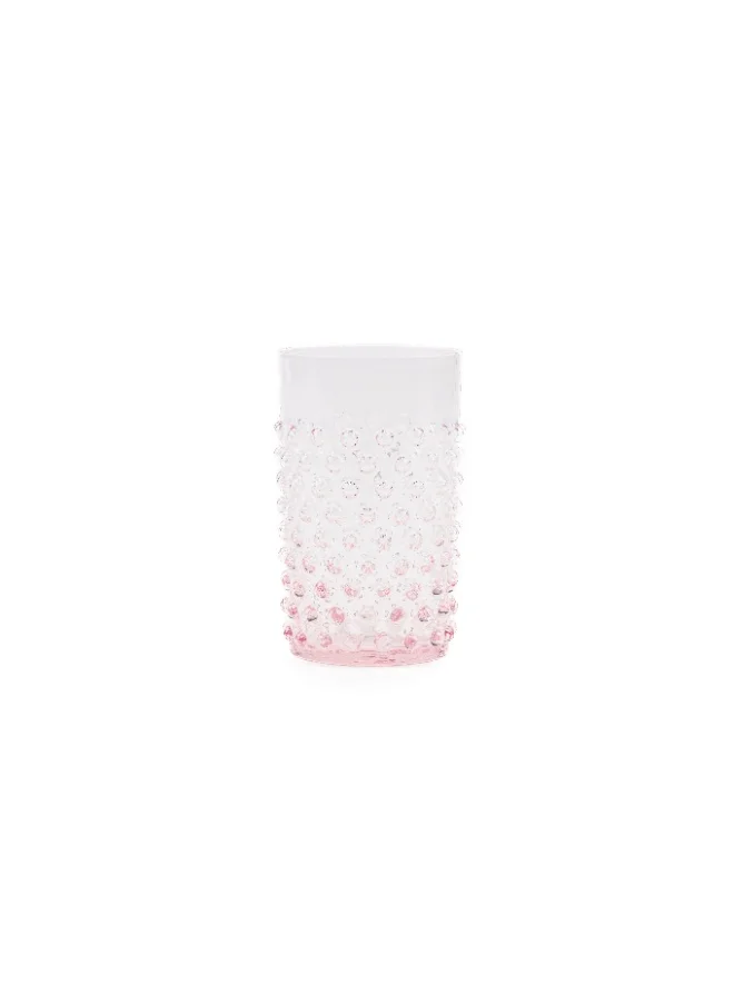 Anna Von Lipa Hobnail Glass Rosa