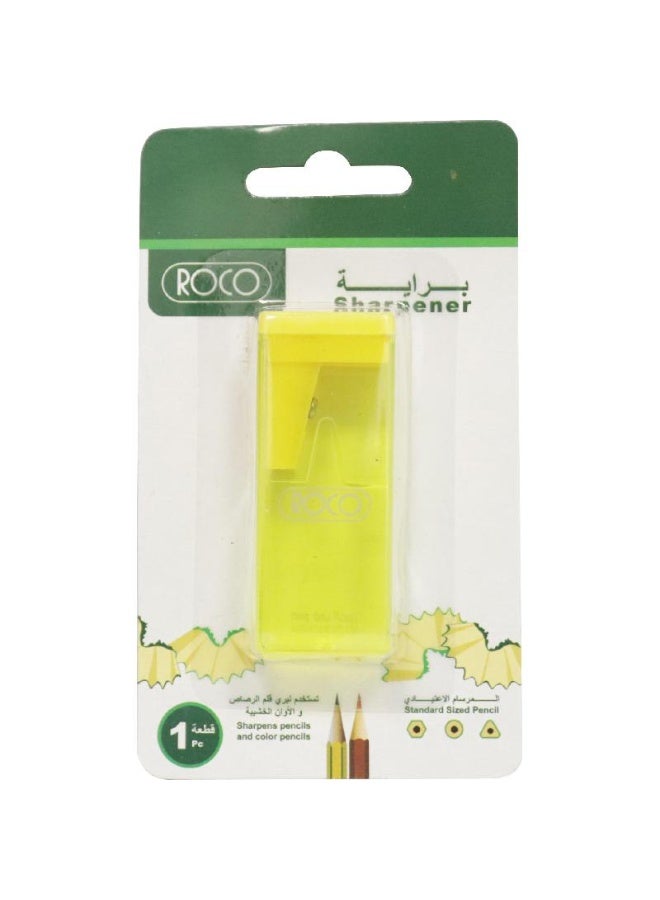 Roco Pocket Sharpener (1 Hole-Yellow) - Image 1