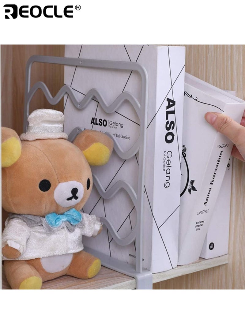 REOCLE 4PCS Practical Shelf Dividers Wardrobe Partition Shelves Space-Saving Wardrobe Storage Solution Towel Rack for Organizing Closet Clothing Towels Home Storage Ideal for Families Adults - Image 3