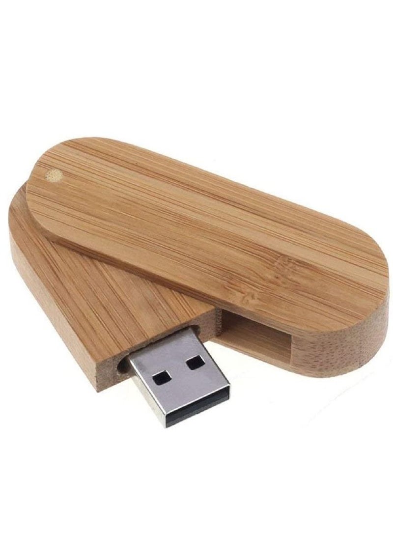 AROAQ محرك أقراص فلاش USB خشبي 3.0 سعة 8 جيجابايت - Image 1
