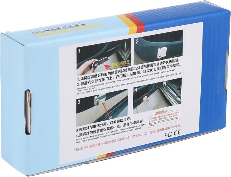 Led wireless car door welcome light courtesy with projector logo - Image 4